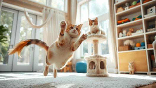 Mental Stimulation Games for Indoor Cats