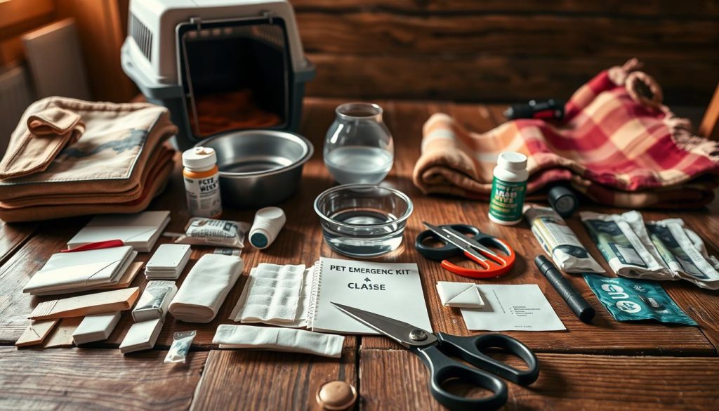 pet emergency kit assembly