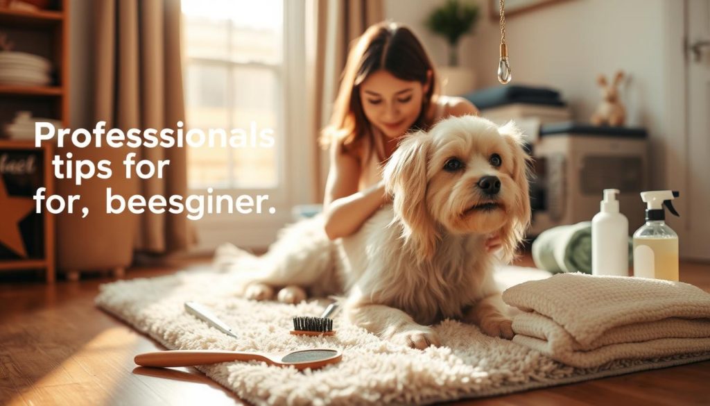 pet grooming routine