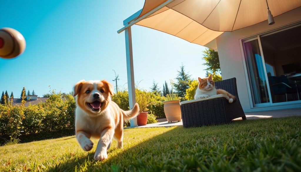 summer exercise for pets