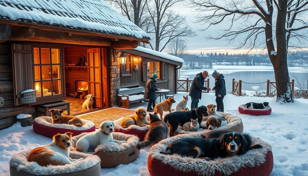 winter pet shelter