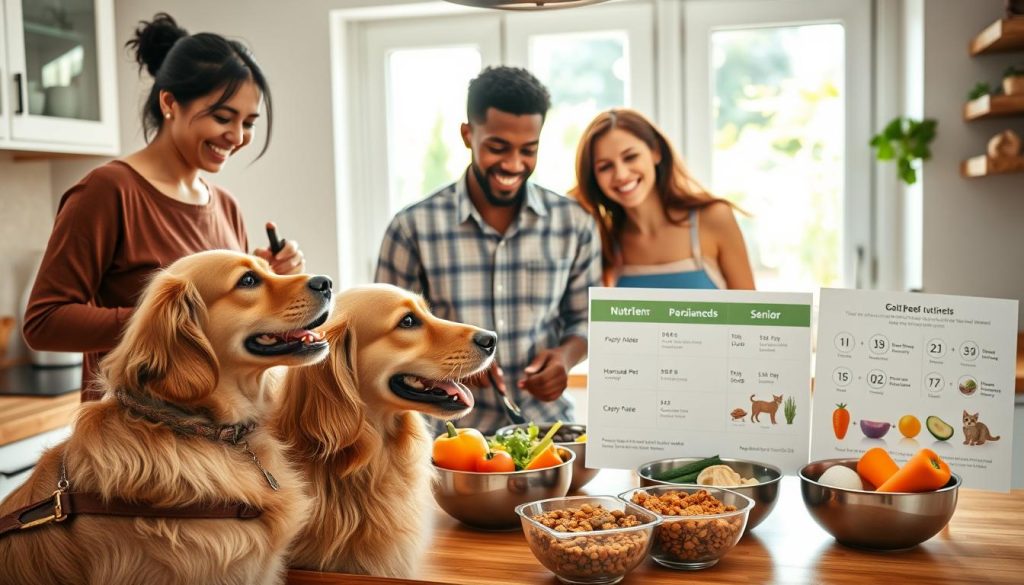Pet health and nutrition across different life stages